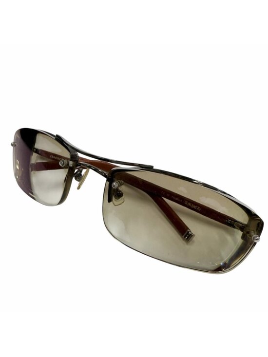 Chrome Hearts Amped Leather 925 Two Bridge Gradient Lens Eyewear Sunglasses